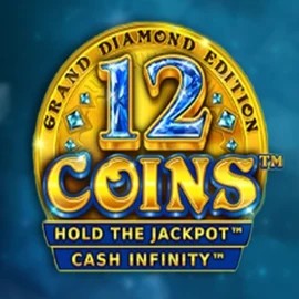 12 Coins Grand Diamond Edition casino game by Wazdan – featured logo at HugoBets Casino