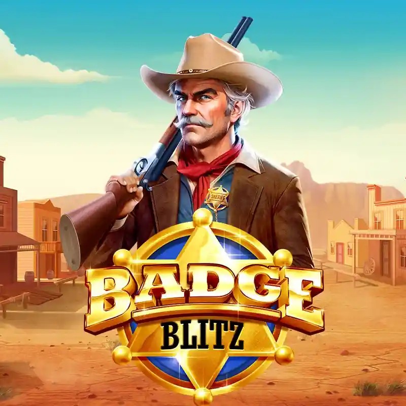 Badge Blitz logo by Pragmatic Play HugoBets Casino
