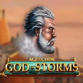 Age Of The Gods: God of Storms by Playtech, showcased at hugo-bets.eu – game logo