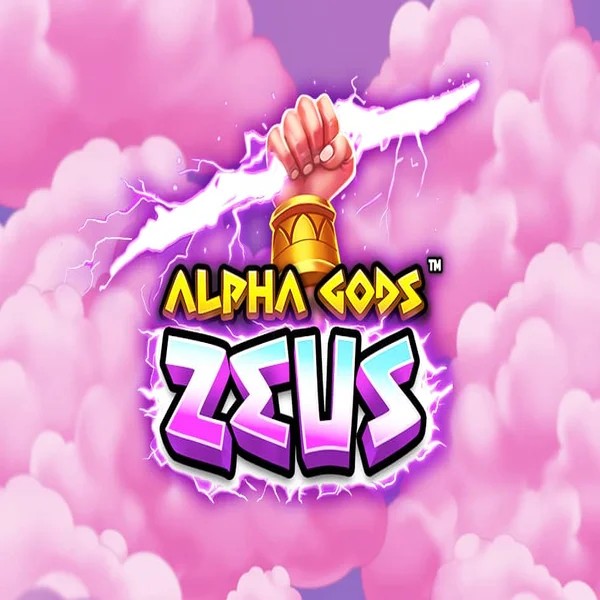 Alpha Gods Zeus logo – Slots by PearFiction Studios at HugoBets Casino