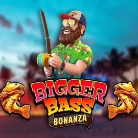 Official Slots logo: Bigger Bass Bonanza by Pragmatic Play at HugoBets Casino