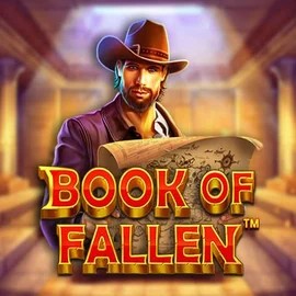 Book Of Fallen slot logo by Pragmatic Play at HugoBets Casino