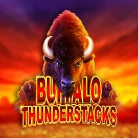 Buffalo Thunderstacks logo by Amatic Industries HugoBets Casino