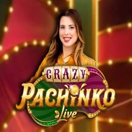 Crazy Pachinko online game logo by Evolution on hugo-bets.eu