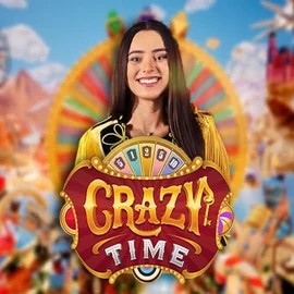 Crazy Time game by Evolution – logo hosted on HugoBets Casino