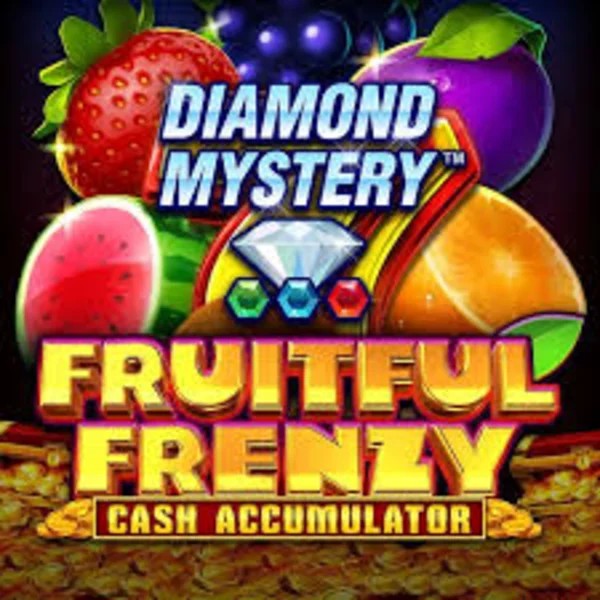 Official Slots logo: Diamond Mystery Fruitful Frenzy Cash Accumulator by Greentube at HugoBets Casino
