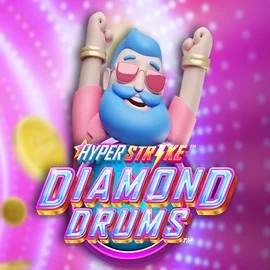 Hyper Strike Diamond Drums logo by Gameburger Studios HugoBets Casino