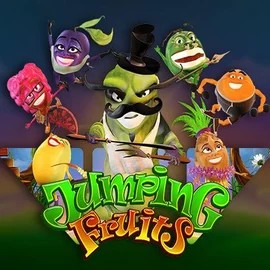 Jumping Fruits logo by Wazdan at HugoBets Casino