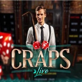 Live Craps slot visual from Evolution available on hugo-bets.eu
