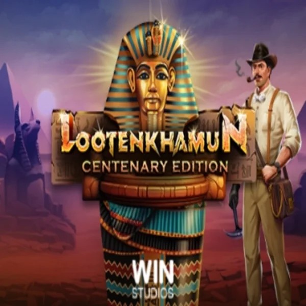 Official Slots logo: Loot'en Khamun the Dead Sea Scrolls by Win Studios at HugoBets Casino