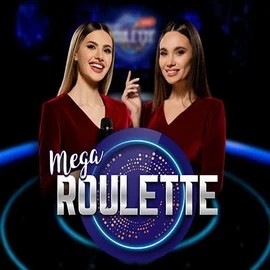 Mega Roulette logo by Pragmatic Play HugoBets Casino