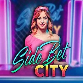 Side Bet City slot logo by Evolution at HugoBets Casino
