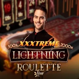 Live Casino logo of XXXtreme Lightning Roulette from Evolution at HugoBets Casino